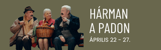 Hárman a padon 